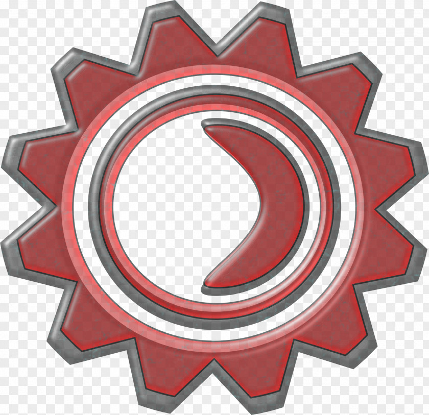 Gear Oil Machine Wheel Red Car PNG