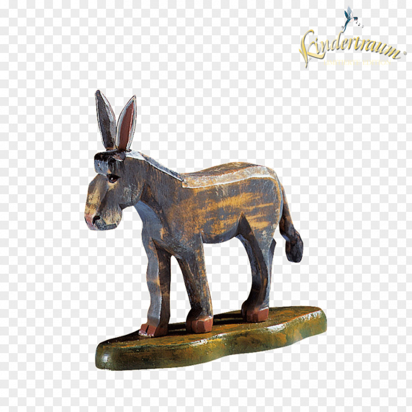 Donkey Pack Animal Figurine PNG