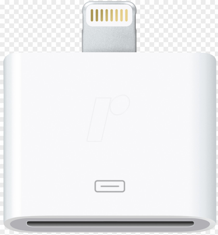 Lightning IPhone 5 X IPad 4 Apple To 30-pin Adapter PNG