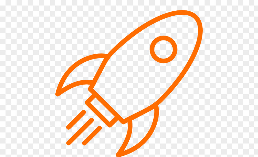 Rocket Flat Design Spacecraft PNG
