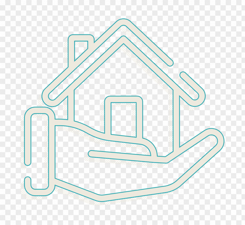 Signage Neon House Icon Real Estate PNG