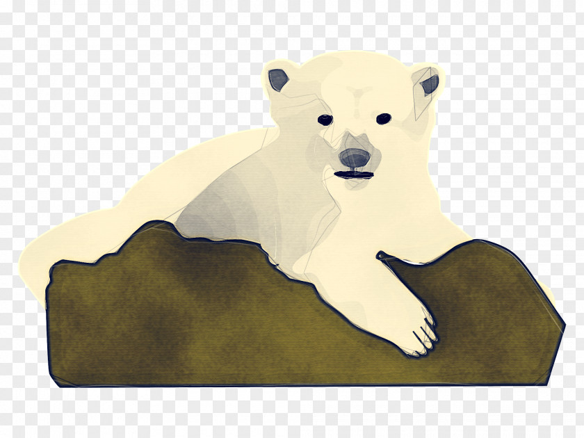 Wildlife Sticker Polar Bear Animal Figure PNG