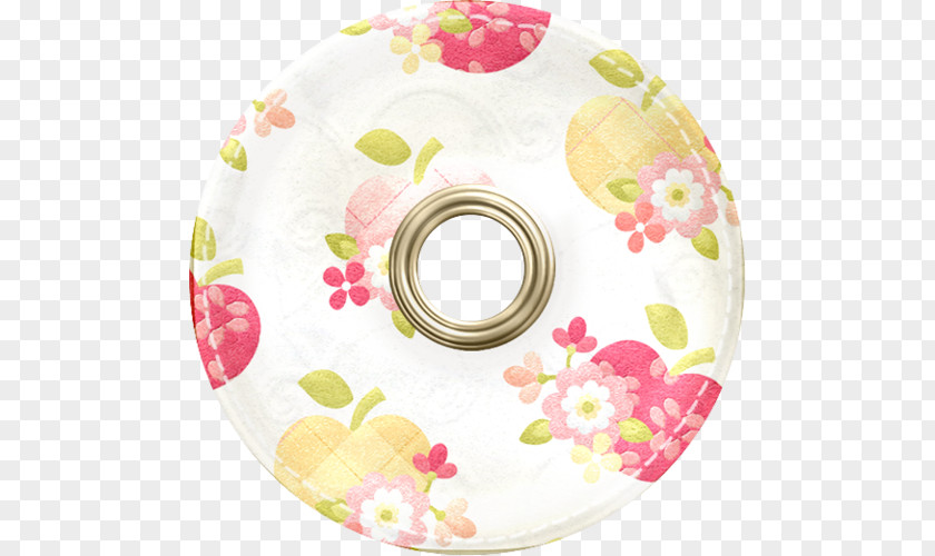 BOTONES Scrapbooking Button Flower Clip Art PNG