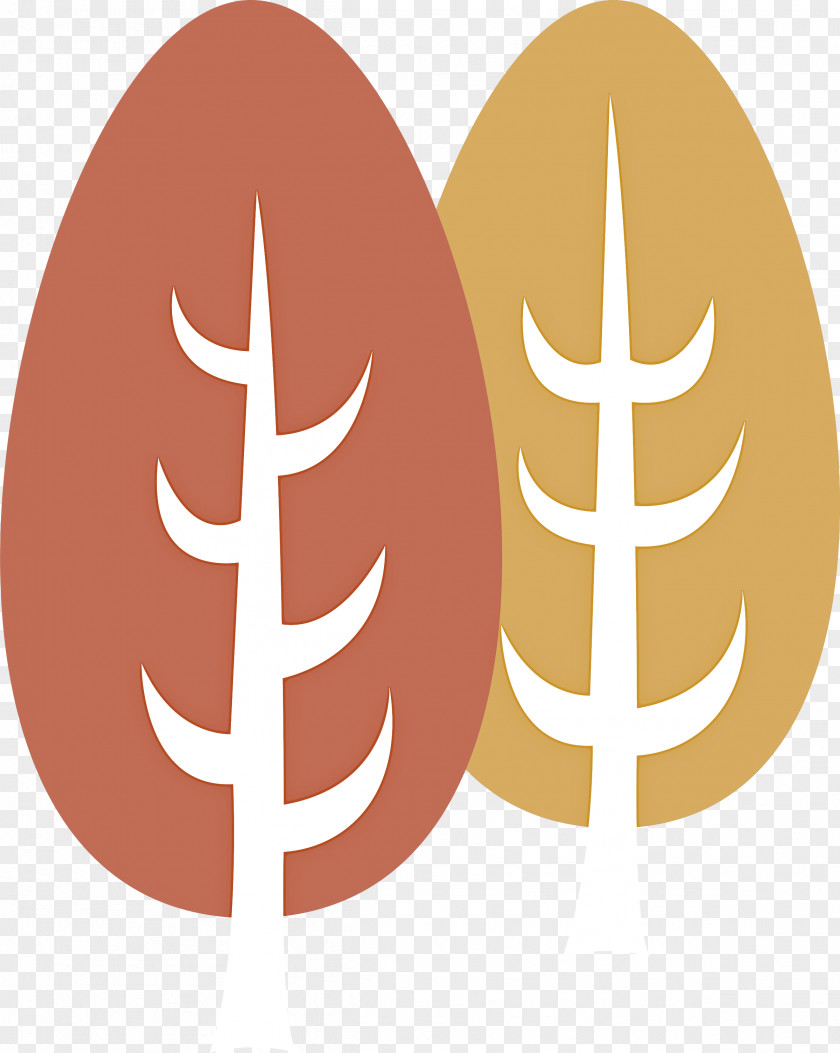 Brown Leaf Tree Plant Logo PNG