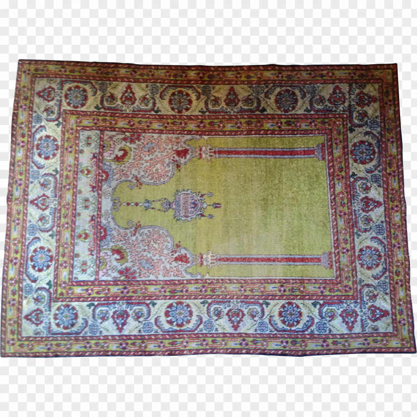 Carpet Turkey Antique Ushak Oriental Rug PNG