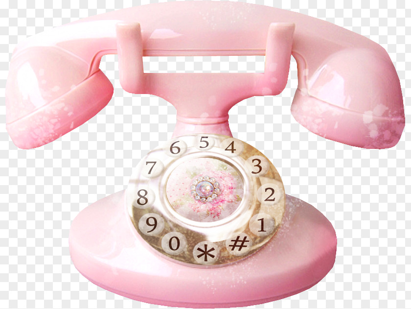 Pretty Pink Phone Telephone Booth Mobile PNG