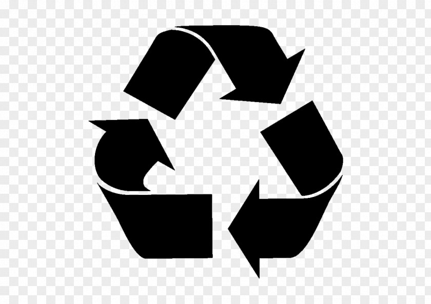 Recycling Symbol Stencil Paper Waste PNG