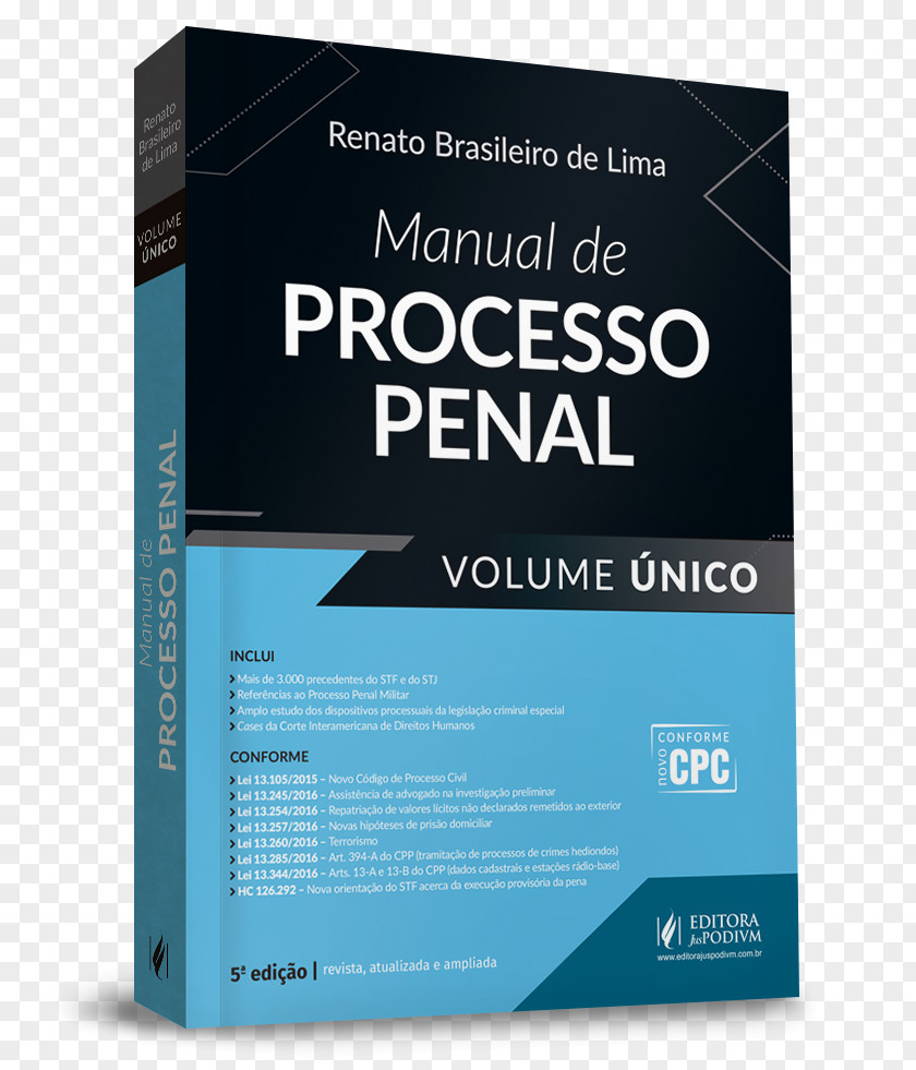 Volume Unico Manual De Direito Processual CivilVolume MANUAL DE DIREITO PENALPARTE GERAL Criminal LawPENAL Processo Penal PNG