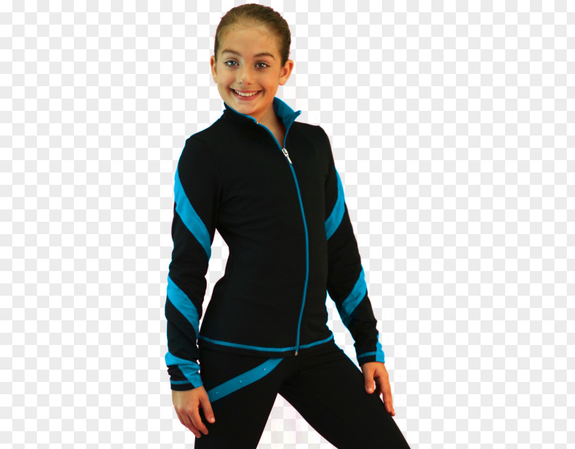 Dark Aqua Dress Jacket Clothing Figure Skating Polar Fleece Zipper PNG