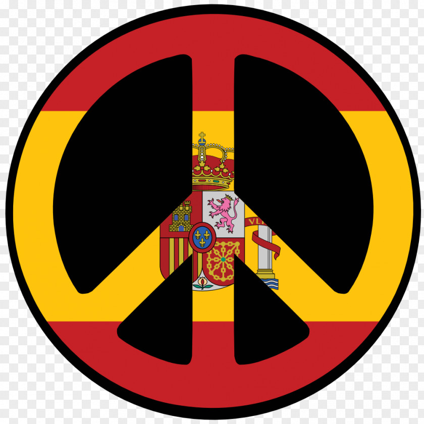 Flag Of Spain Peace Symbols PNG