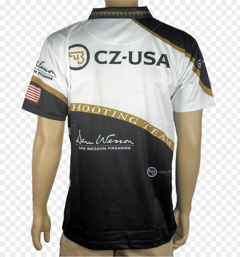 Gun Shots T-shirt Jersey CZ 75 Polo Shirt CZ-USA PNG