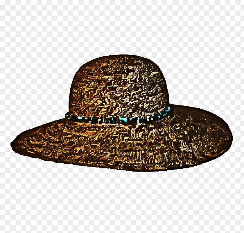 Cowboy Hat Fedora Cartoon Sun PNG