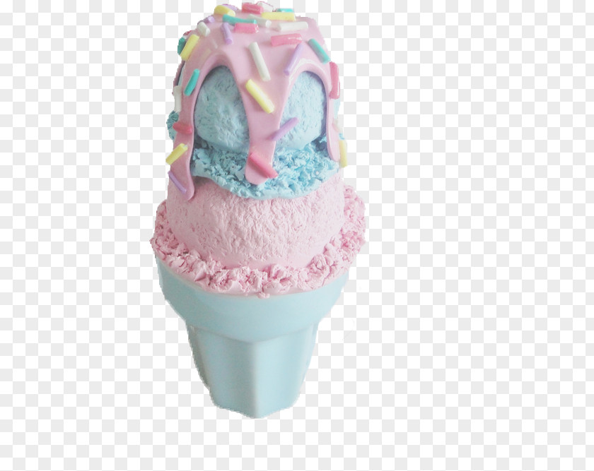 Ice Cream Cones Pastel Cake PNG