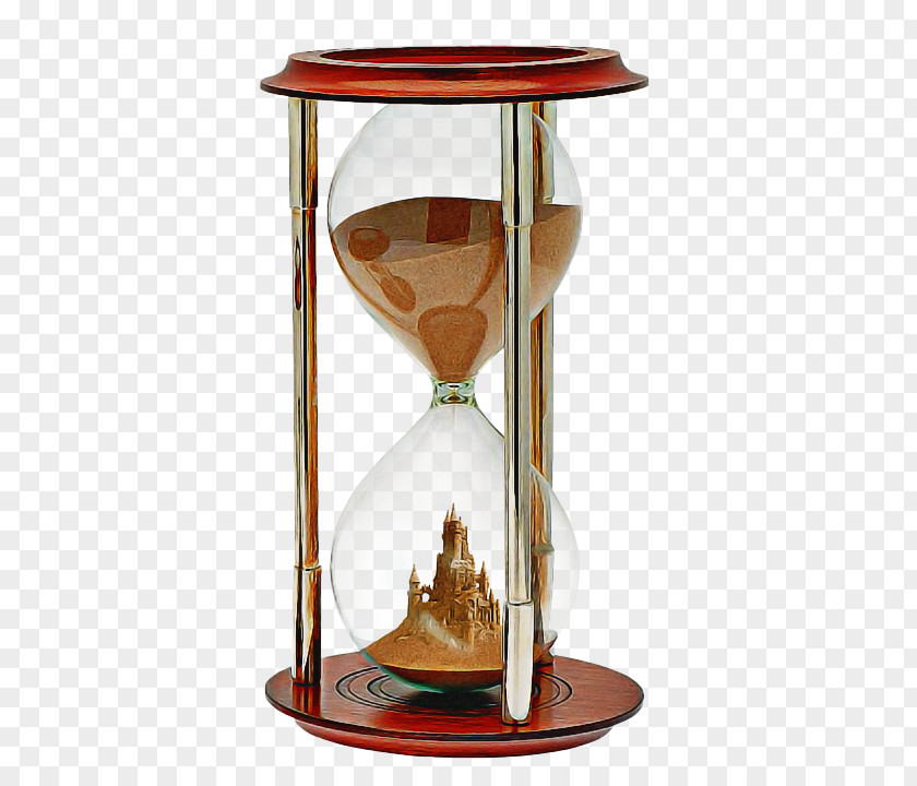 Metal Clock Hourglass Measuring Instrument Scale Table Glass PNG