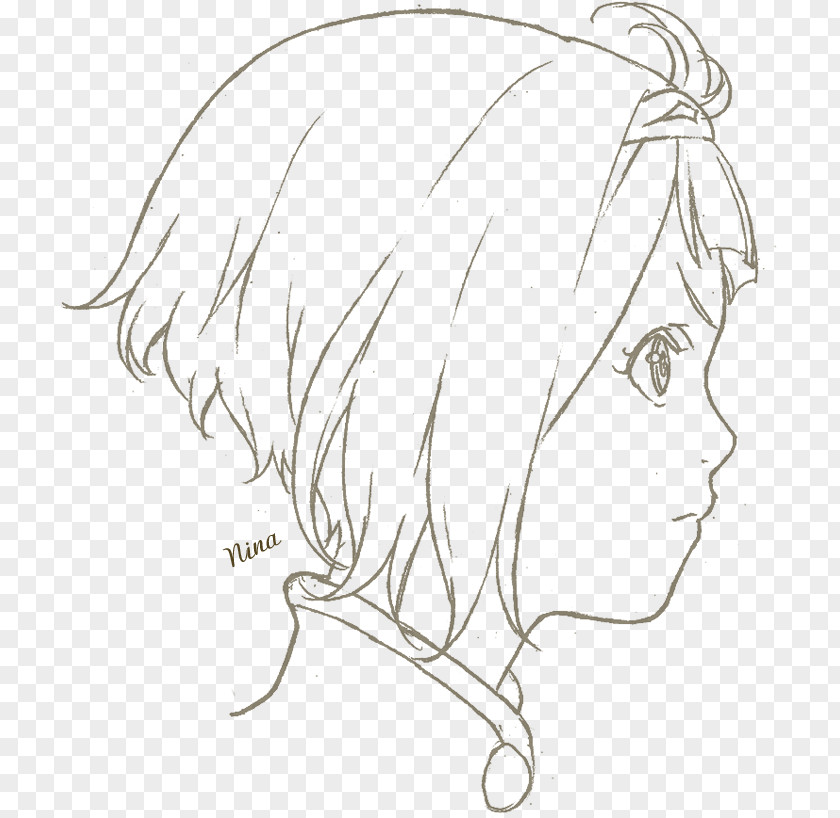 Shingeki Drawing Line Art Nose Sketch PNG
