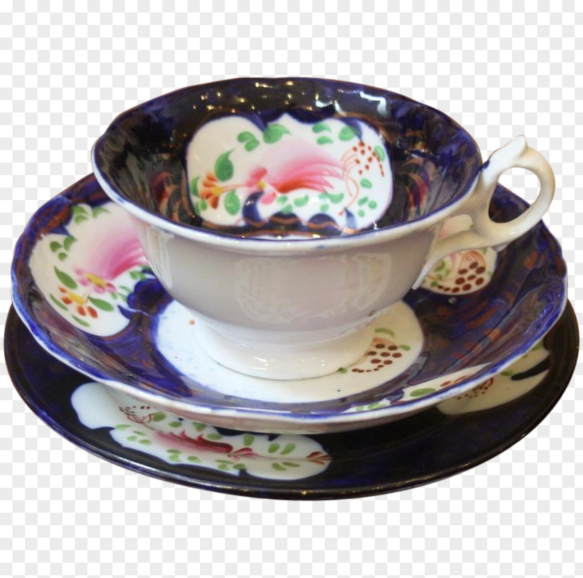 Tea Coffee Cup Saucer Plate PNG