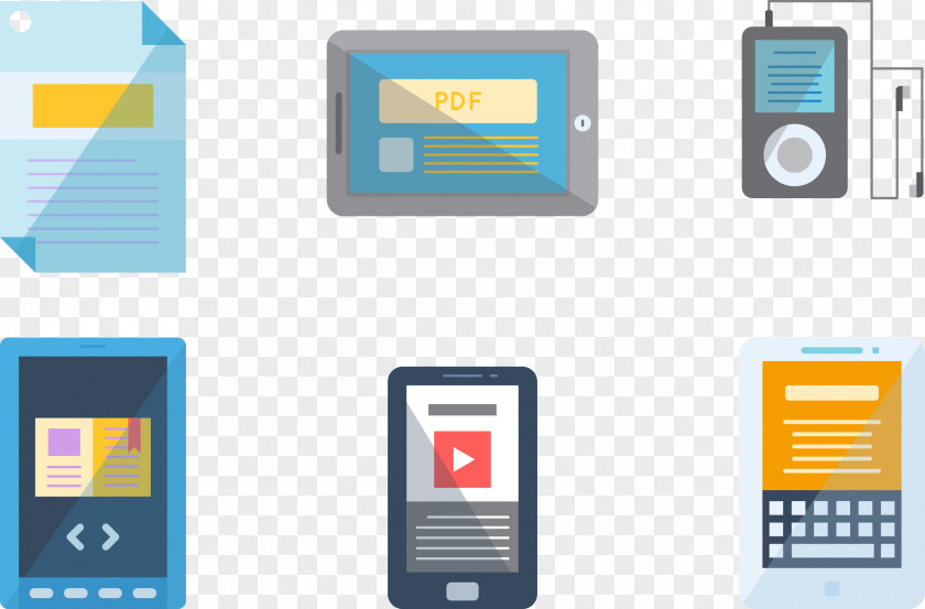 Vector Mobile Phone Device Icon PNG