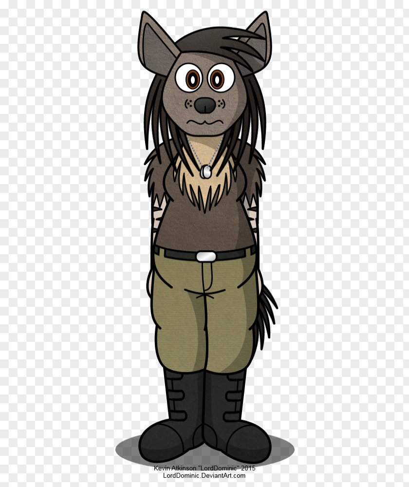 Brown Hyena Canidae Bear Dog Cartoon PNG