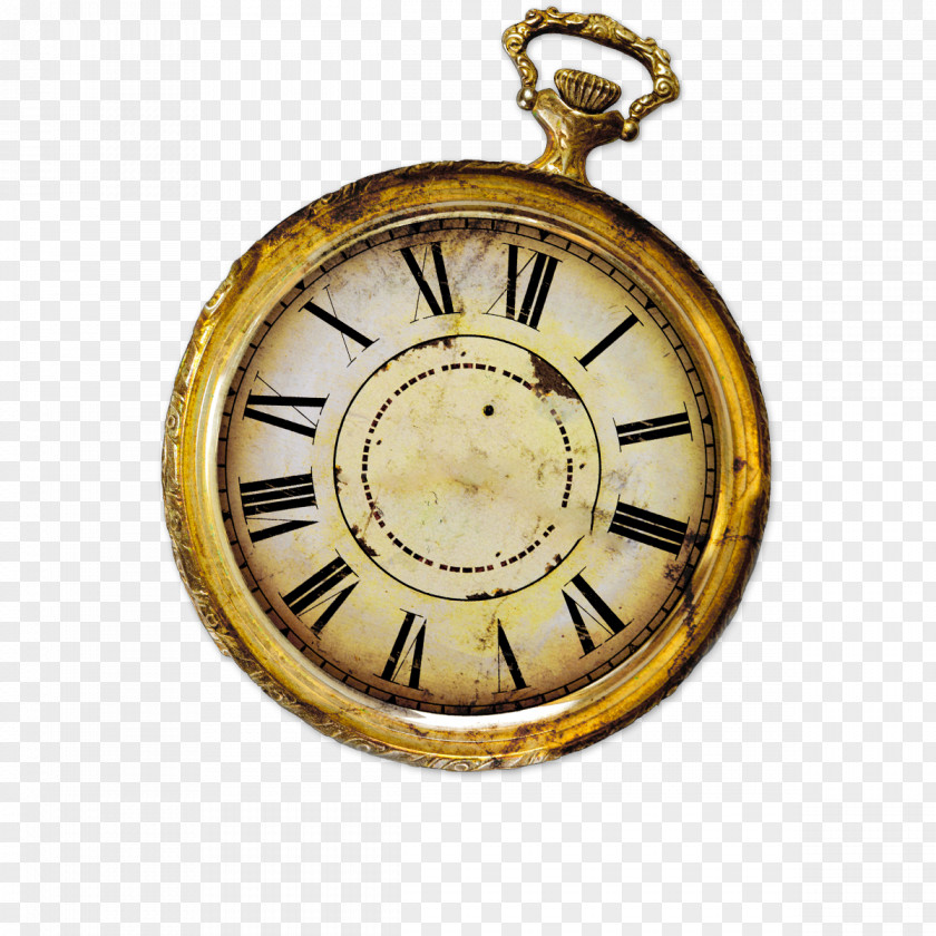 Clock Face Time Pocket Watch PNG