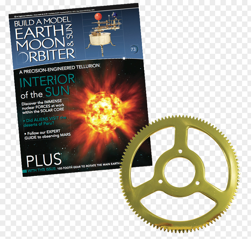 Steel Teeth Collection Earth Solar System Model Moon Sun PNG