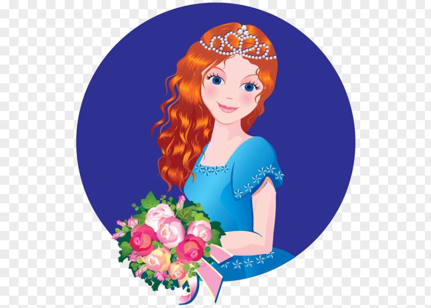 Cartoon Woman Flower Download Clip Art PNG