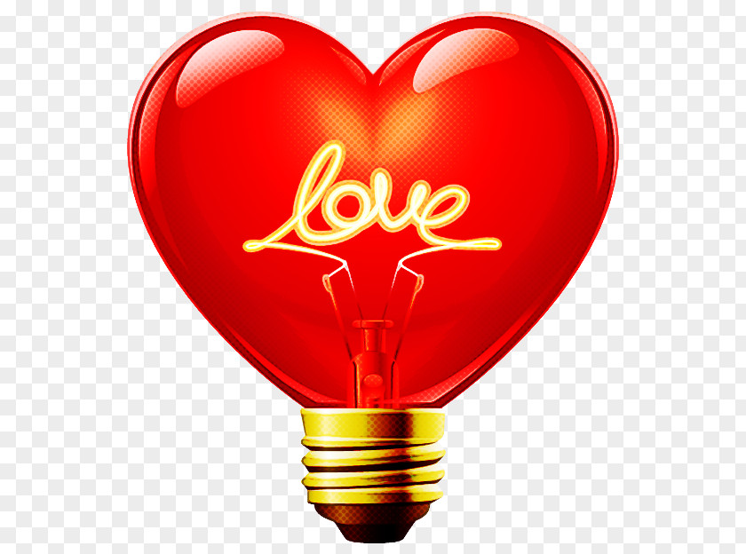 Heart Red Lighting Love PNG