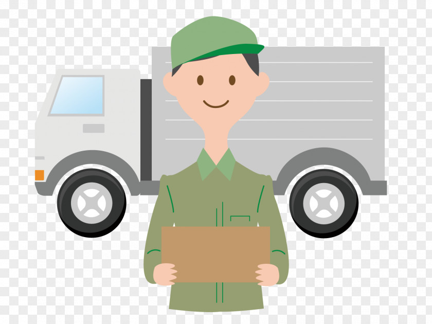 Car Cargo Truck Courier Delivery PNG