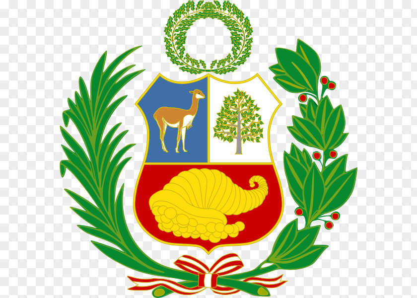 Laurel Flag Of Peru National Symbols Coat Arms PNG