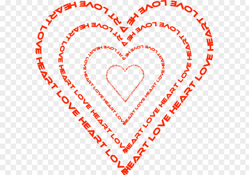 Outline Of A Heart Clip Art PNG