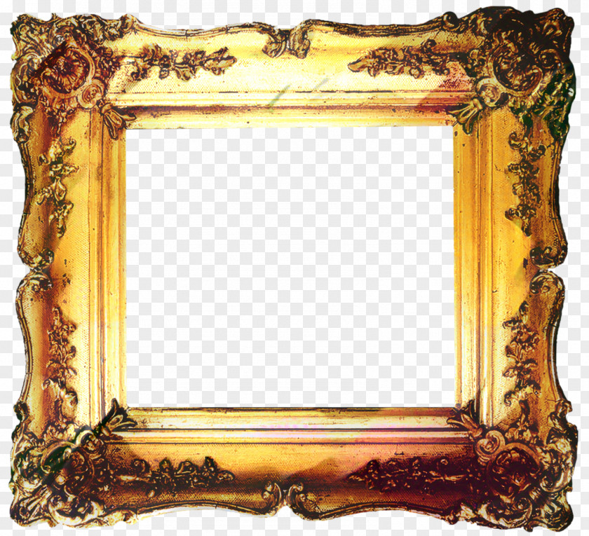 Picture Frames Wood Stain Rectangle Antique PNG