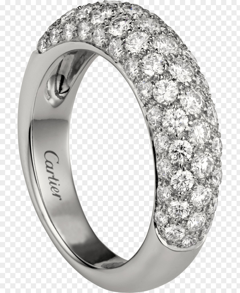 Ring Engagement Cartier Diamond Brilliant PNG
