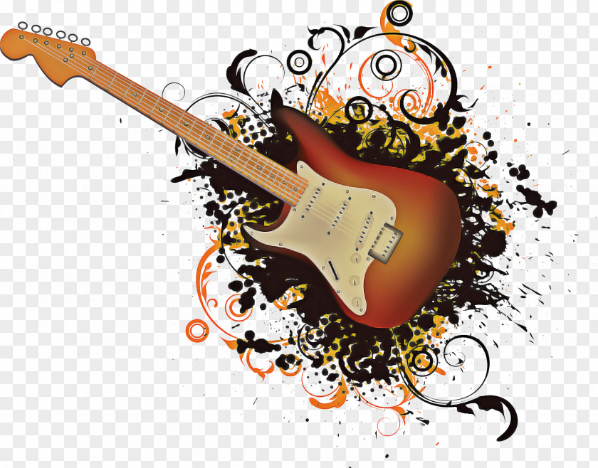 Visual Arts Musical Instrument Accessory Guitar Cartoon PNG