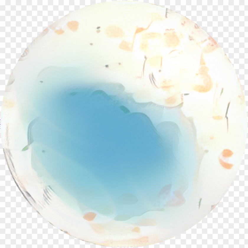 Plate Turquoise Cartoon Earth PNG