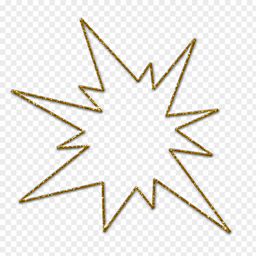 Star Point Polygon Line PNG