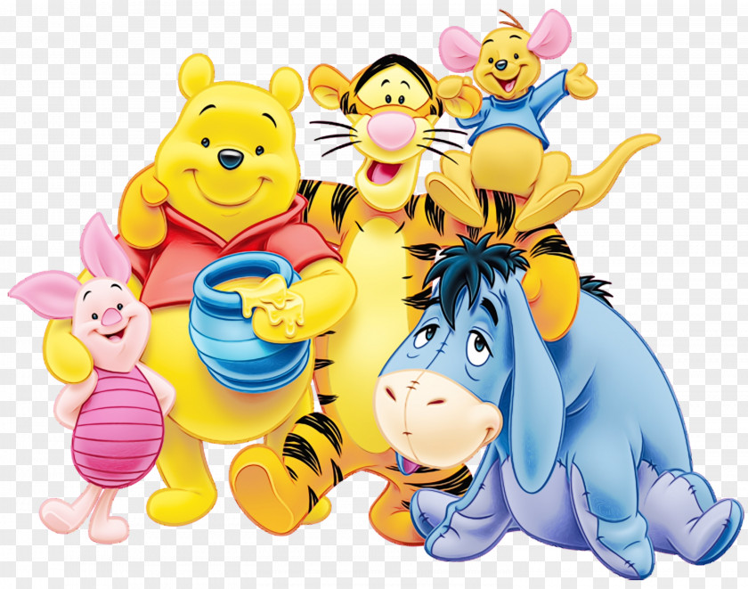 Winnie-the-Pooh Piglet Eeyore Tigger Christopher Robin PNG