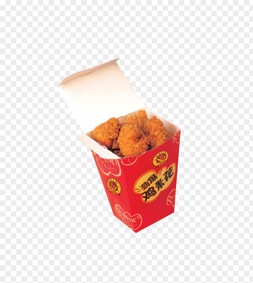 Box Of Chicken Rice Flower Fast Food Kentucky Fried Popcorn PNG