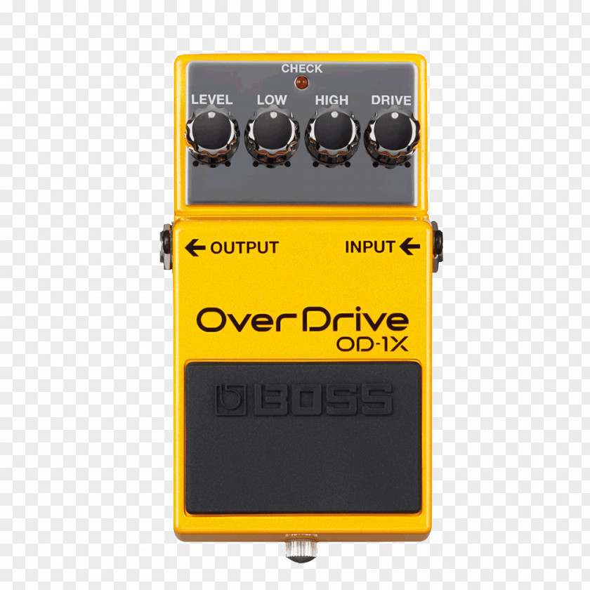 Guitar Pedal Boss DS-1 Distortion BOSS OD-1X OverDrive Effects Processors & Pedals Corporation PNG