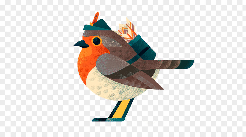 Lovely Little Sparrow Graphic Design Drawing Illustrator Behance Illustration PNG