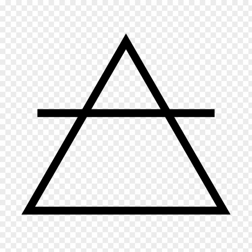 Triangle Air Alchemical Symbol Water Classical Element PNG