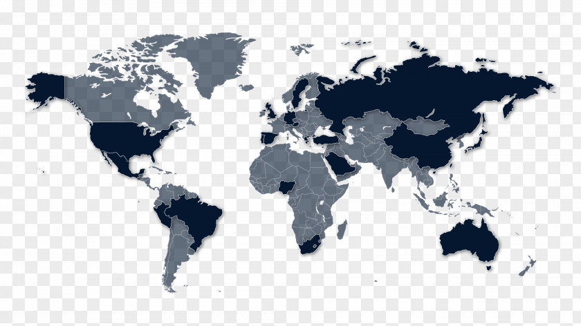 World Map Globe Physical PNG