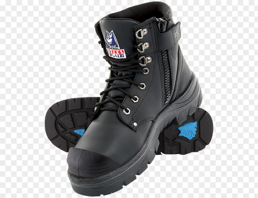 Boot Steel-toe Steel Blue Nubuck PNG