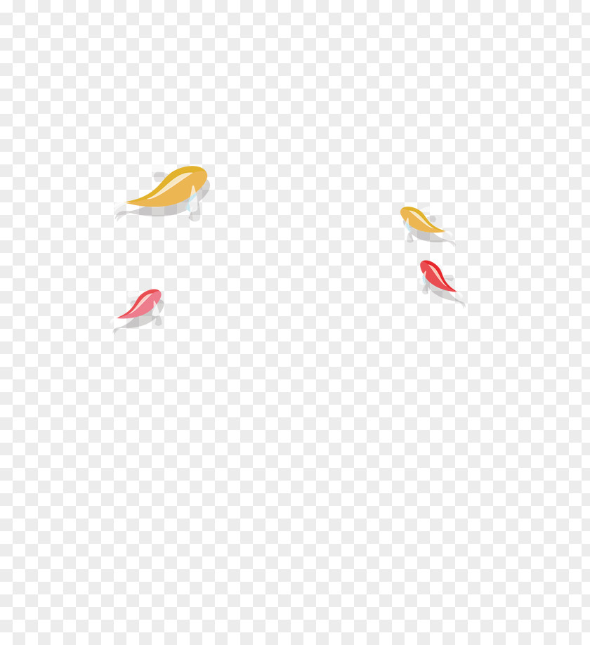 Cartoon Fish Yellow Material Angle Pattern PNG