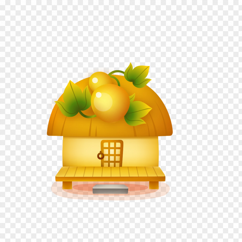 Gold Cabin Download Icon PNG