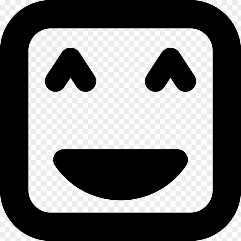 Smile Smiley Square Face Eye PNG