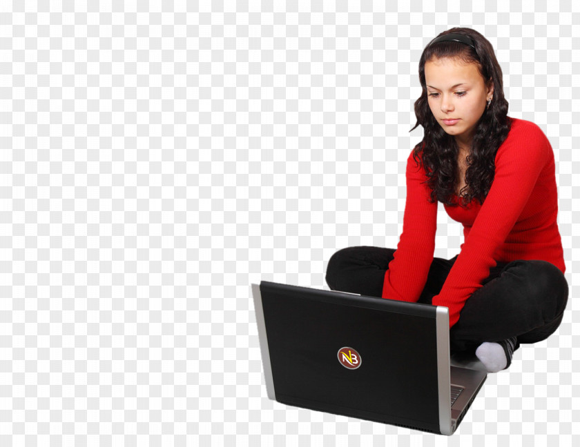 Student Typing Adolescence Child PNG