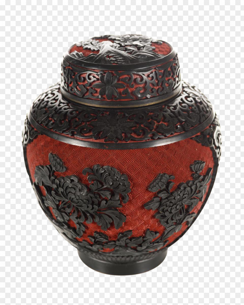 Vase Ceramic Jar Pottery Red PNG