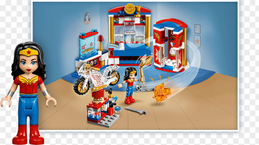 Wonder Woman Lego Batman 2: DC Super Heroes LEGO 41235 Hero Girls Dorm Toy PNG