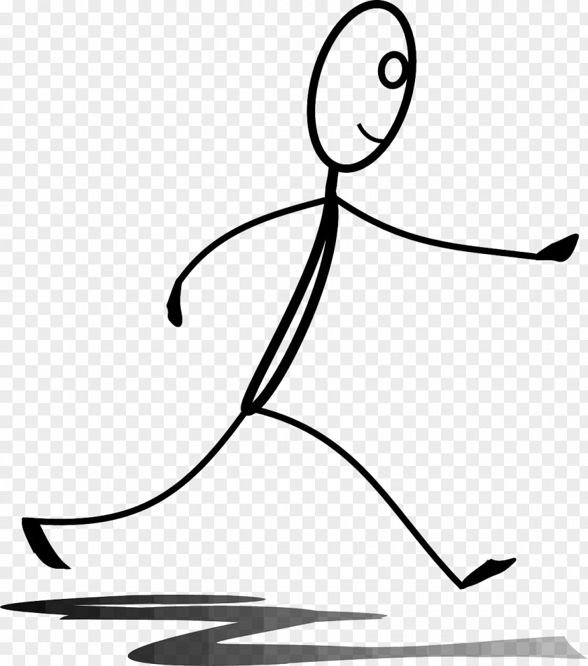 Animation Stick Figure Walking Clip Art PNG