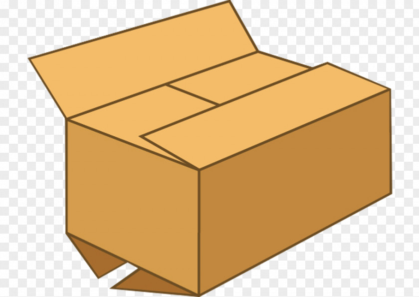 Box Clipart Closed Plastic Bag Packaging And Labeling Carton Corrugated Fiberboard PNG