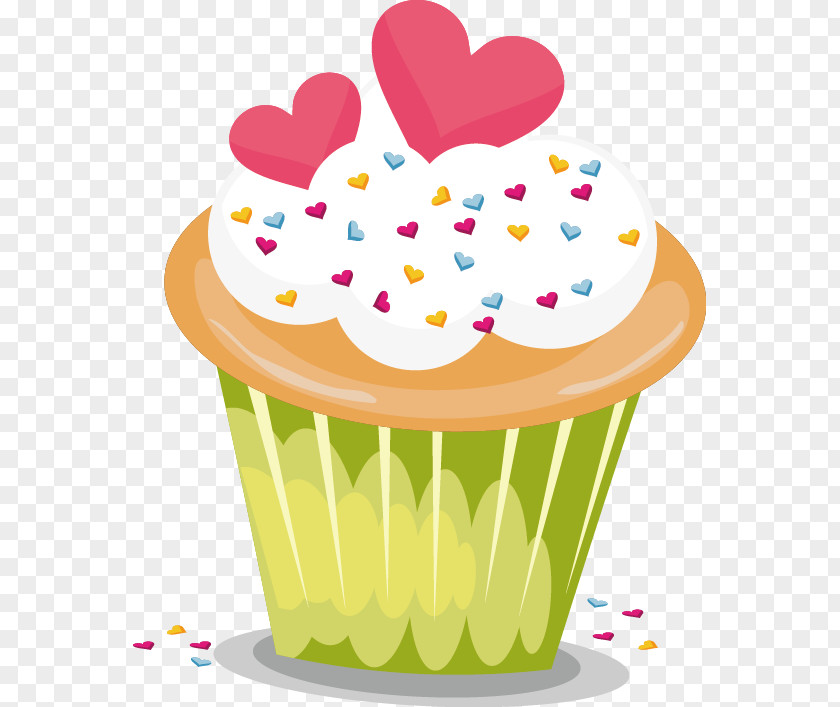 Colored Cupcakes Cupcake Icing Bakery Muffin PNG